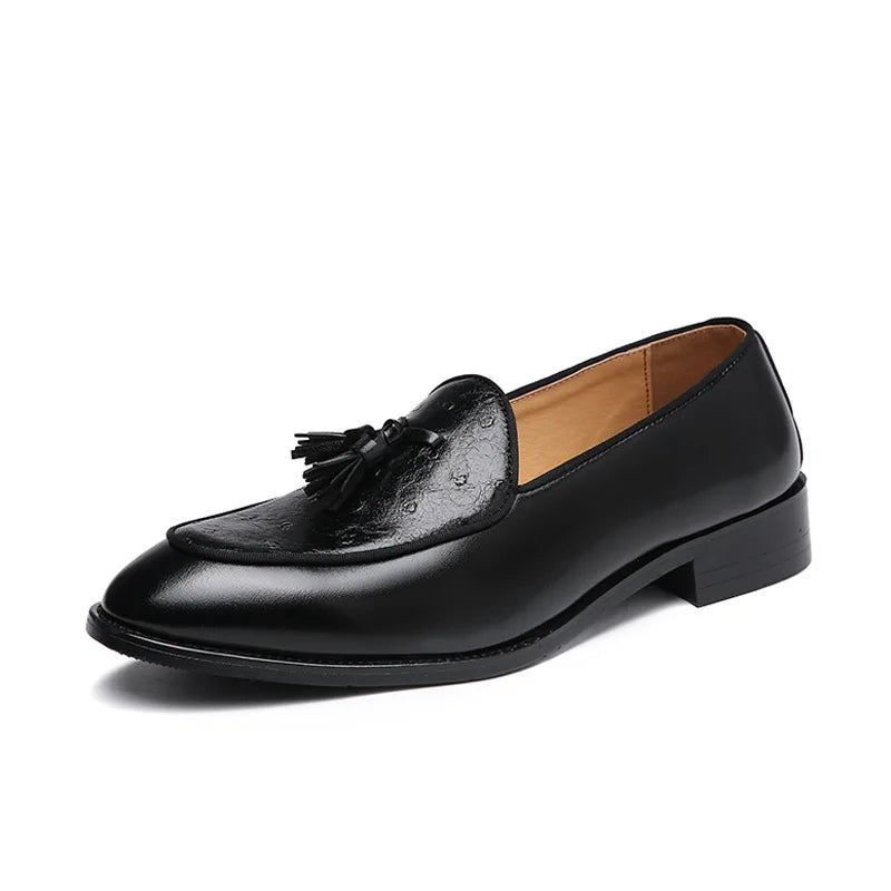 Men's Tassel Loafers – Slip-On Leather Dress Shoes