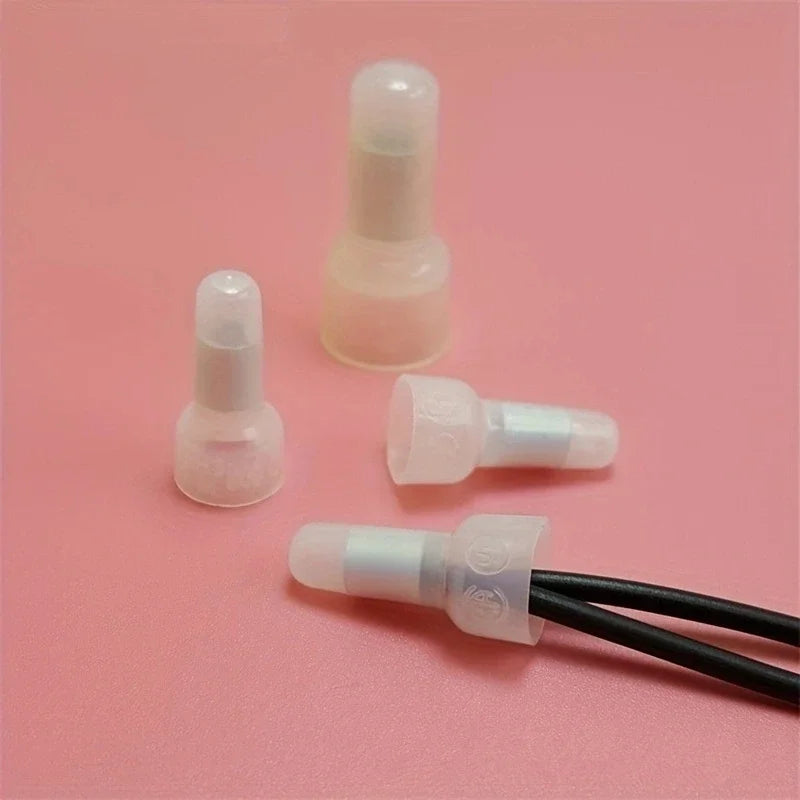120Pcs Closed End Crimp Caps 22-16 16-14 12-10 AWG Wire Connectors