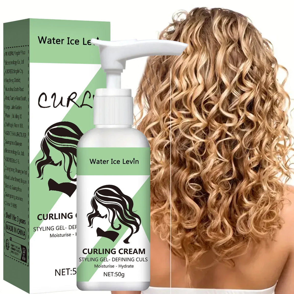 Curly Hair Cream – Keratin & Biotin Curl Enhancer for All Types