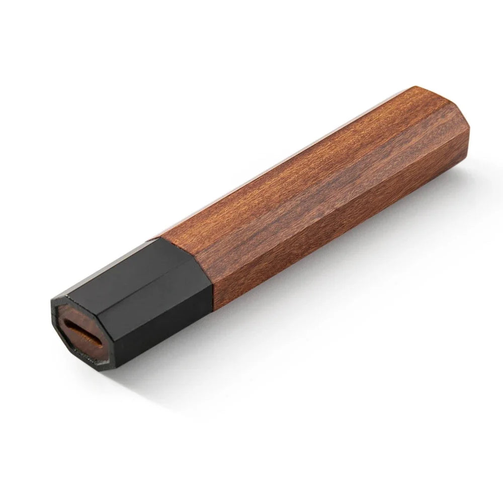 Octagonal Japanese Knife Handle – Natural African Mkuruti Wood DIY